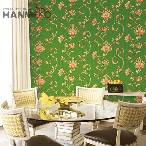 HANMERO PVC Manufacturer Geometric European Deep Embossed Study Room 0.53M border wall paper