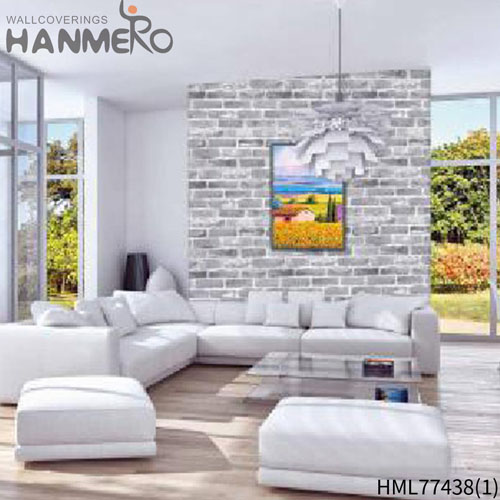 HANMERO 0.53*9.5M Seller Flowers Embossing Pastoral TV Background PVC wallpaper for walls decor