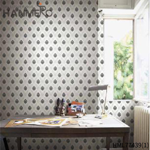 HANMERO PVC 0.53*9.5M Flowers Embossing Pastoral TV Background Seller store wallpaper