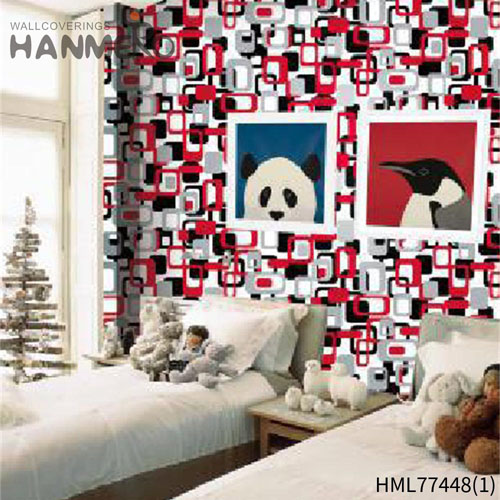 HANMERO PVC Seller Flowers 0.53*9.5M Pastoral TV Background Embossing designer wallpaper walls