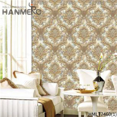 HANMERO PVC TV Background Flowers Embossing Pastoral Seller 0.53*9.5M wallpaper brands
