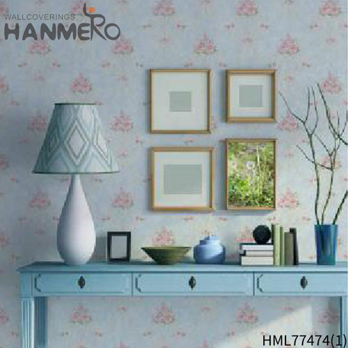 HANMERO PVC Seller Flowers Embossing TV Background Pastoral 0.53*9.5M amazing wallpapers for bedrooms