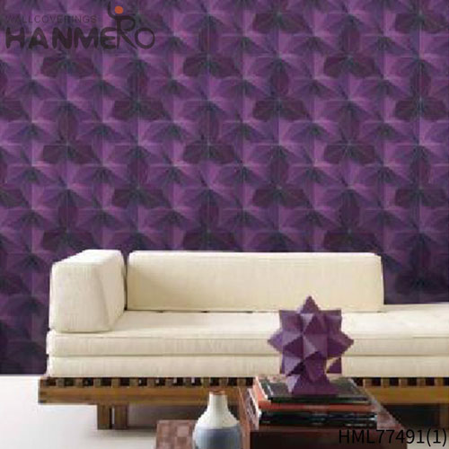 HANMERO PVC Seller Pastoral Embossing Flowers TV Background 0.53*9.5M retail wallpaper stores