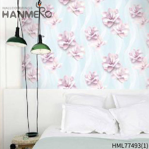 HANMERO Embossing Seller Flowers PVC Pastoral TV Background 0.53*9.5M online shop wallpaper