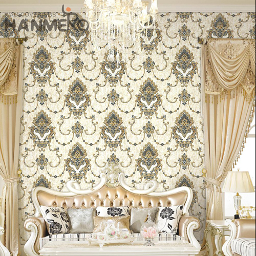 HANMERO PVC Stocklot wallpaper for homes decorating Technology Pastoral Cinemas 1.06*15.6M Flowers