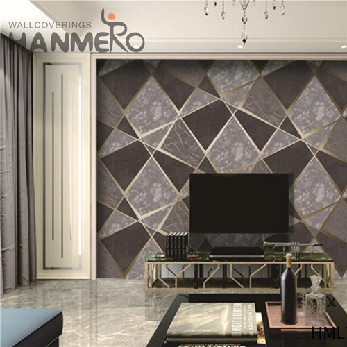 HANMERO PVC Manufacturer Stone Deep Embossed decorative wallpapers for walls Children Room 0.53*10M European