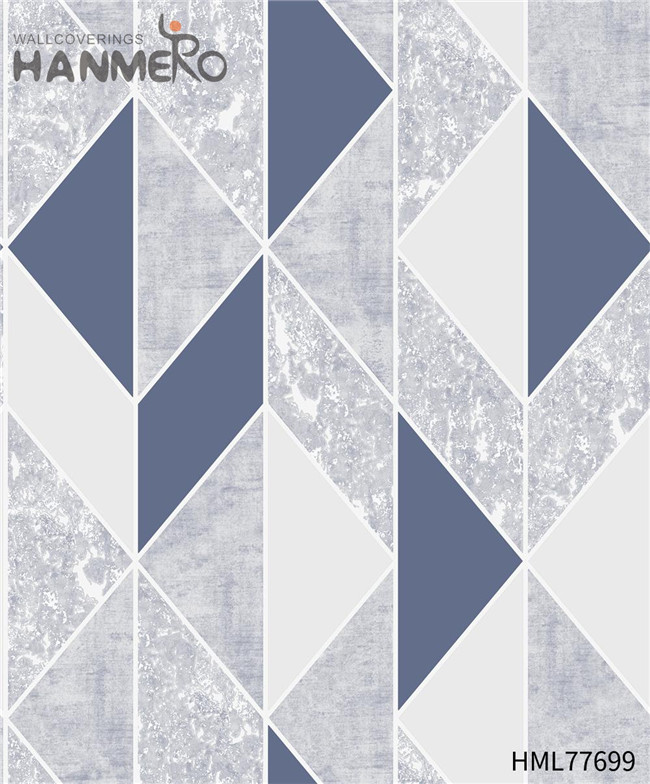 HANMERO Geometric Flocking Modern Home 0.53*10M wallpaper design