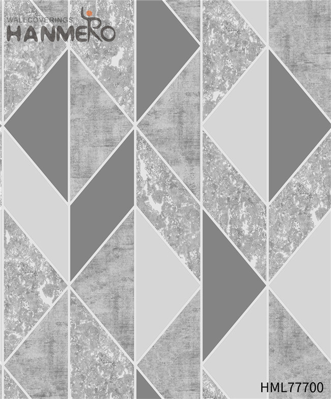 HANMERO wallpaper images  Geometric Flocking Modern Home 0.53*10M