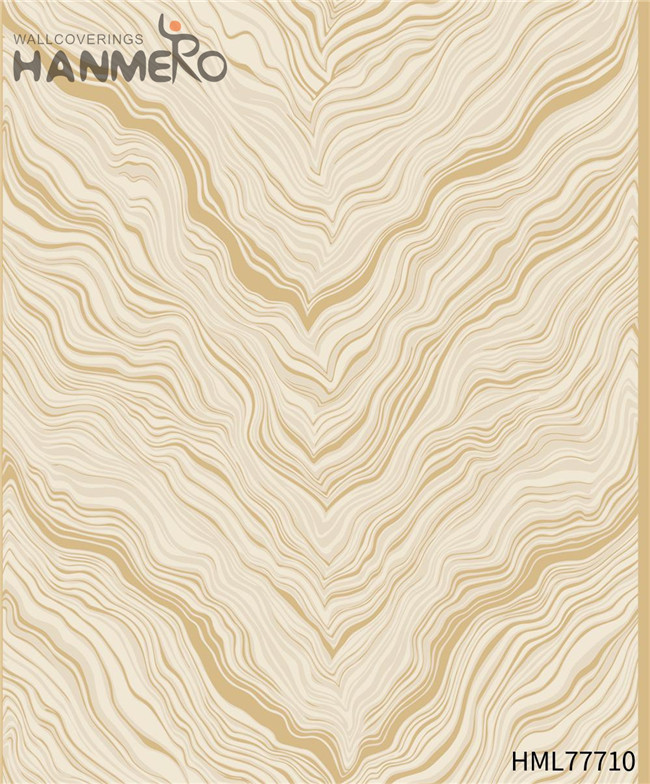 HANMERO Geometric 0.53*10M Modern Home Flocking wallpaper wall decor