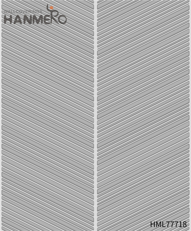 HANMERO Modern  Geometric Flocking  Home 0.53*10M retro wallpaper