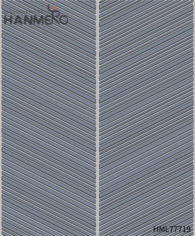 HANMERO Modern Geometric Flocking  Home 0.53*10M wallpaper for walls shop