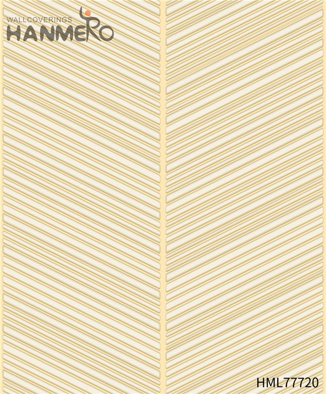 HANMERO Modern Flocking Geometric Home 0.53*10M wallpaper house and home