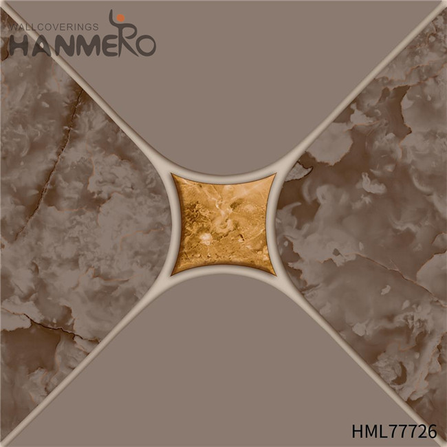 HANMERO Geometric  Flocking Modern Home 0.53*10M wide wallpaper home decor