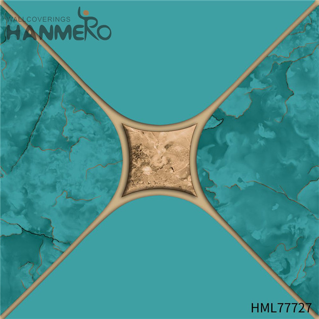 HANMERO Geometric Flocking Modern Home 0.53*10M buy bedroom wallpaper