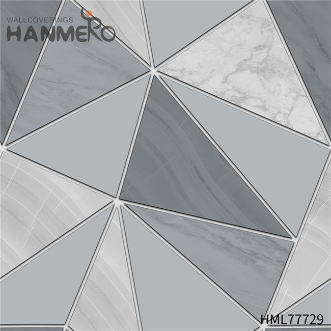 HANMERO 0.53*10M home wallpaper borders Flocking Modern Home  Geometric