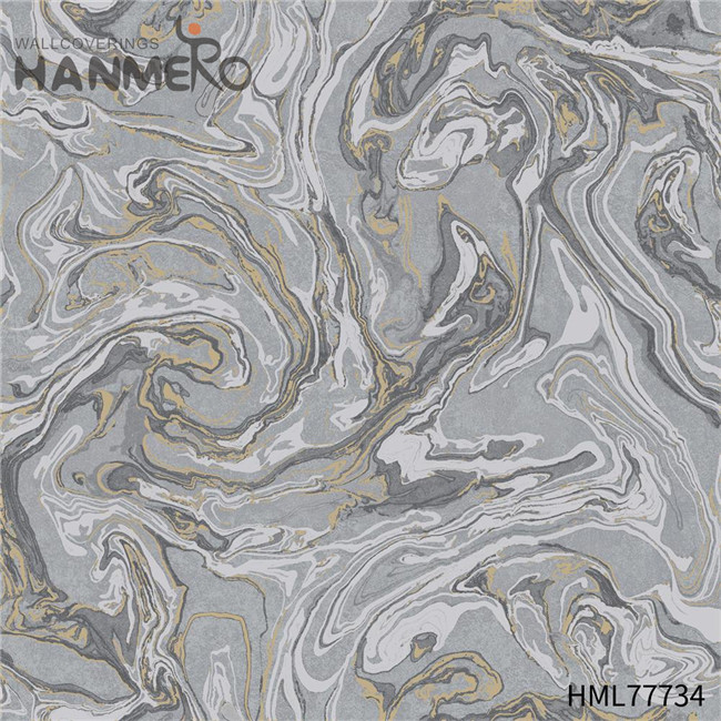 HANMERO Home 0.53*10M wallpaper on wall design Flocking Modern   Geometric