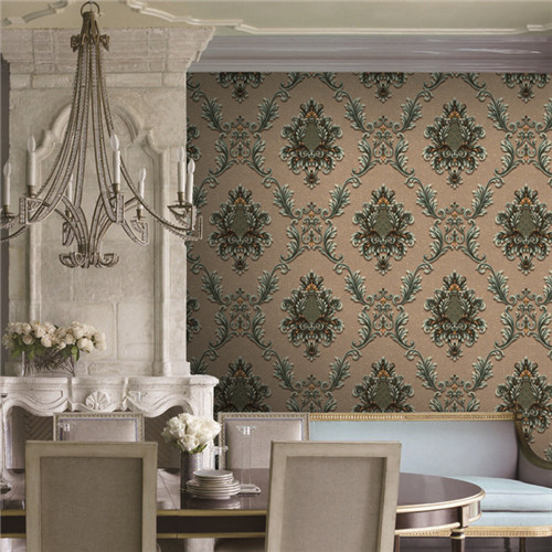 HANMERO bedroom wallpaper designs New Style Flowers Deep Embossed European Sofa background 1.06*15.6M PVC