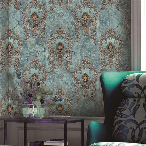 HANMERO PVC New Style Flowers wallpaper wallcoverings European Sofa background 1.06*15.6M Deep Embossed