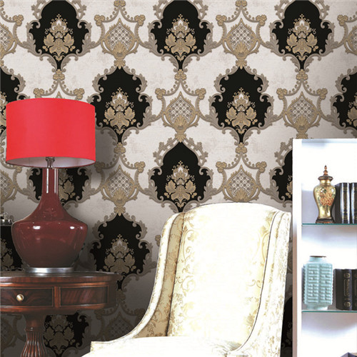 HANMERO PVC New Style Flowers Deep Embossed European 1.06*15.6M Sofa background online store wallpaper