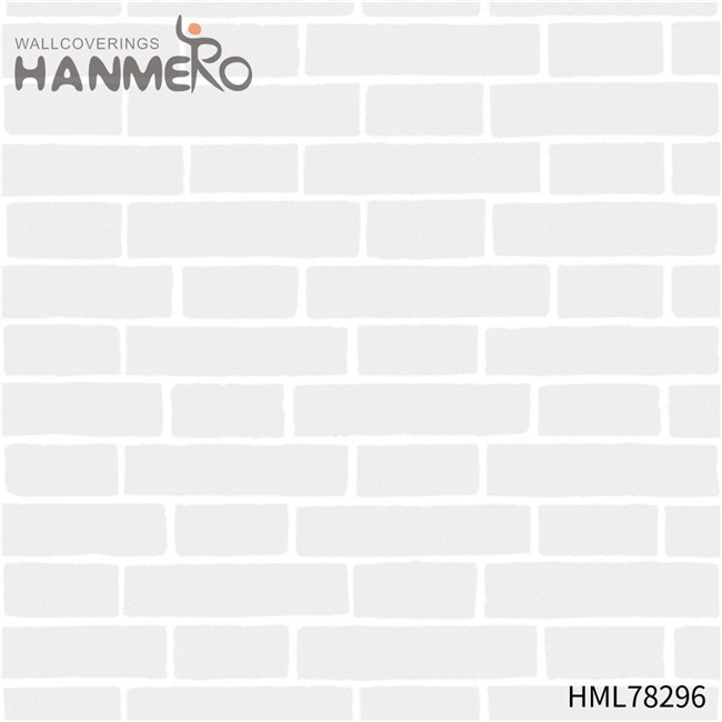 HANMERO PVC 0.53*10M Geometric Technology Pastoral TV Background Top Grade border wallpaper