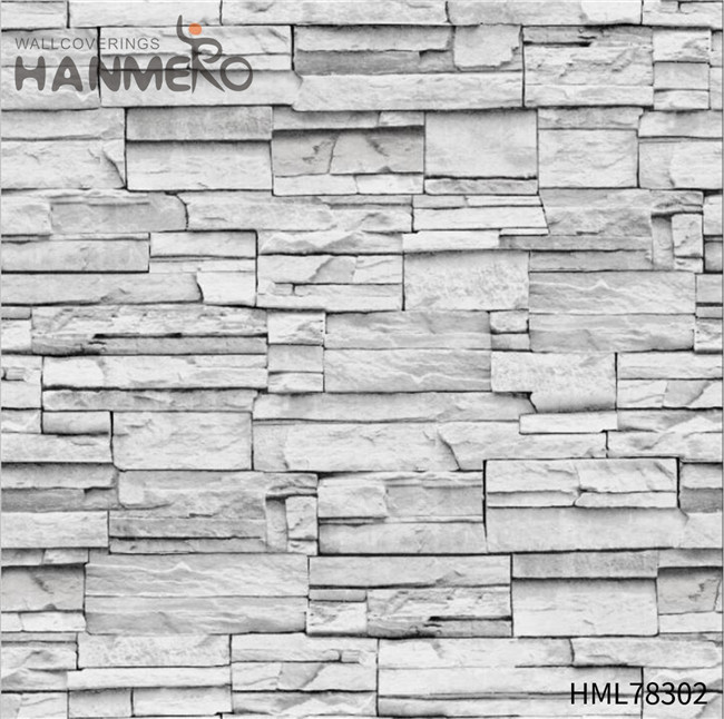 HANMERO PVC TV Background Geometric Technology Pastoral Top Grade 0.53*10M elegant wallpaper