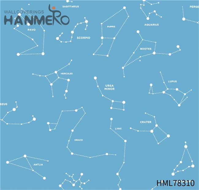 HANMERO Technology Top Grade Geometric PVC Pastoral TV Background 0.53*10M images for wallpaper