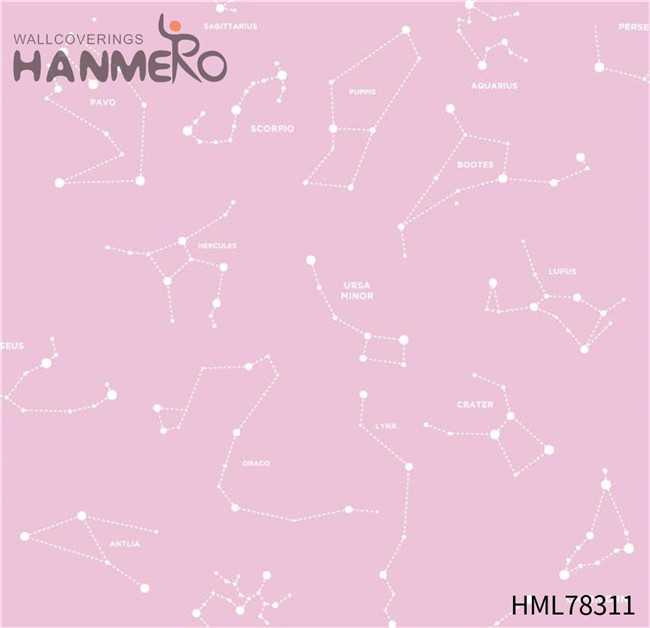 HANMERO PVC Technology Geometric Top Grade Pastoral TV Background 0.53*10M wallpaper for interior walls