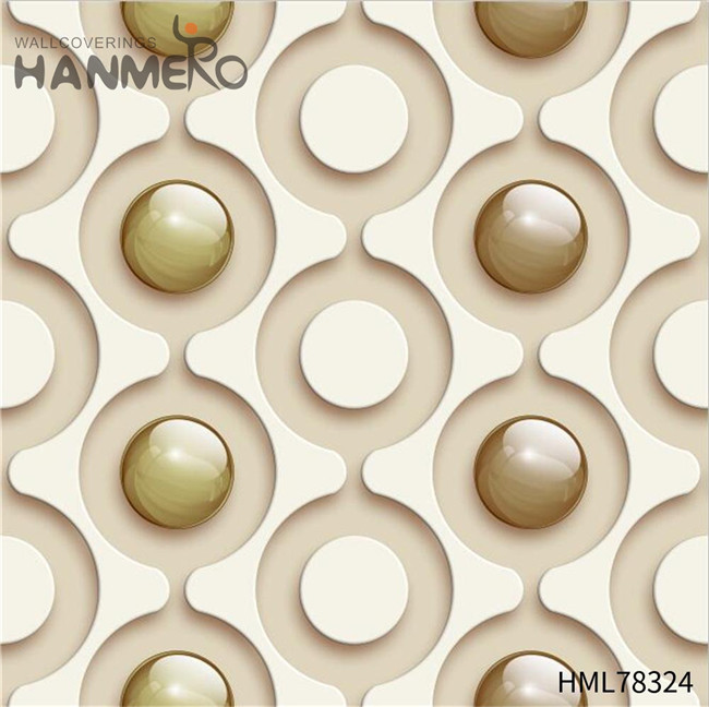 HANMERO Top Grade PVC TV Background 0.53*10M unique wallpaper designs Geometric Technology Pastoral