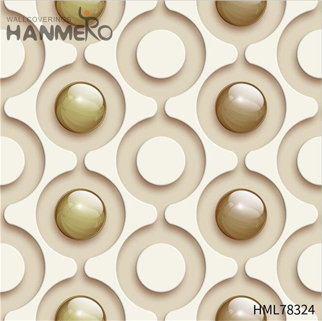 HANMERO Top Grade PVC TV Background 0.53*10M unique wallpaper designs Geometric Technology Pastoral