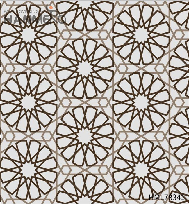 HANMERO wallpaper for your room Top Grade Geometric Technology Pastoral TV Background 0.53*10M PVC