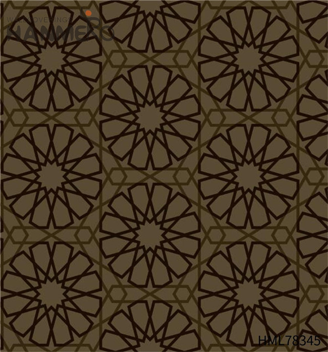 HANMERO buy temporary wallpaper Top Grade Geometric Technology Pastoral TV Background 0.53*10M PVC