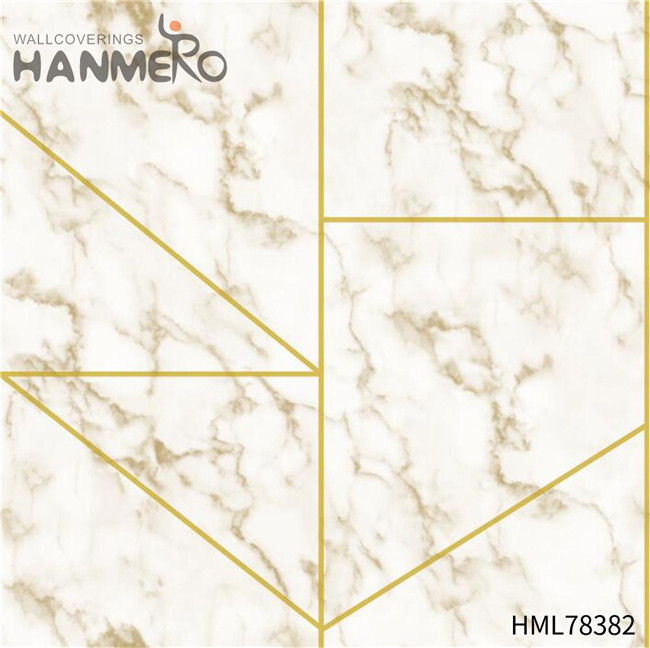 HANMERO main wallpaper Top Grade Geometric Technology Pastoral TV Background 0.53*10M PVC