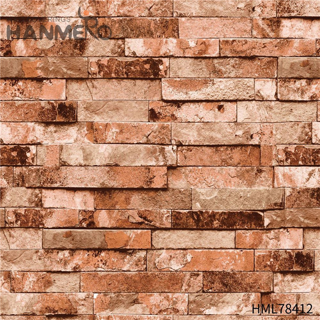 HANMERO PVC Brick 3D Technology Modern Hallways 0.53*10M wallpaper for house decoration