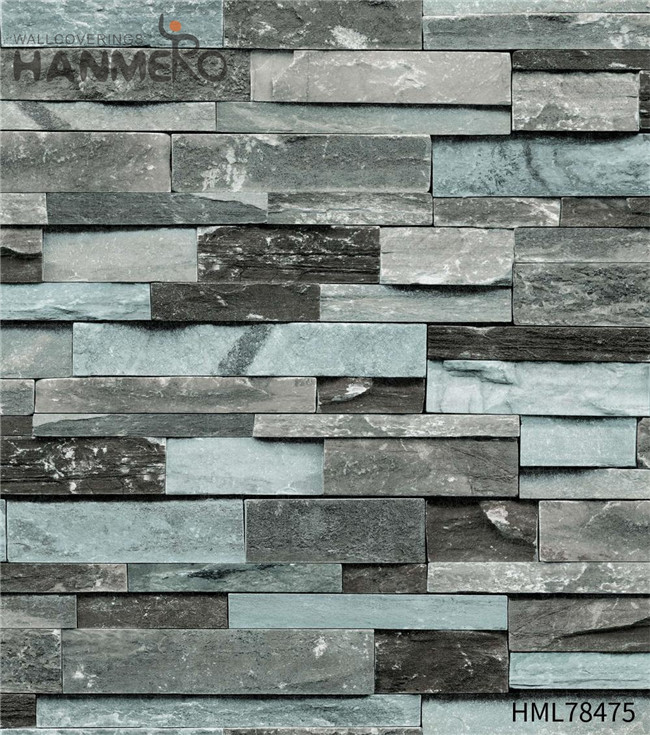 HANMERO latest bedroom wallpaper designs 3D Brick Technology Modern Hallways 0.53*10M PVC