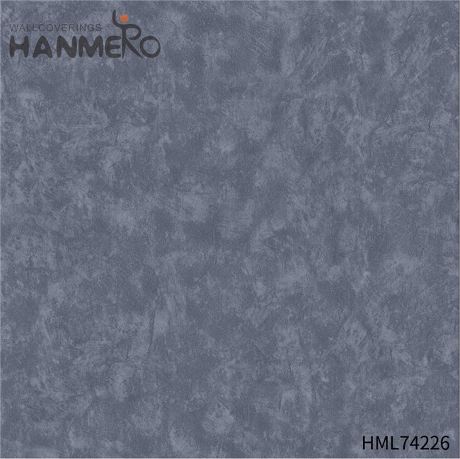 HANMERO PVC kitchen wallpaper Geometric Flocking Modern Home 0.53*10M Cheap