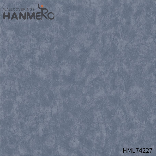 HANMERO PVC Cheap wall wallpaper Flocking Modern Home 0.53*10M Geometric
