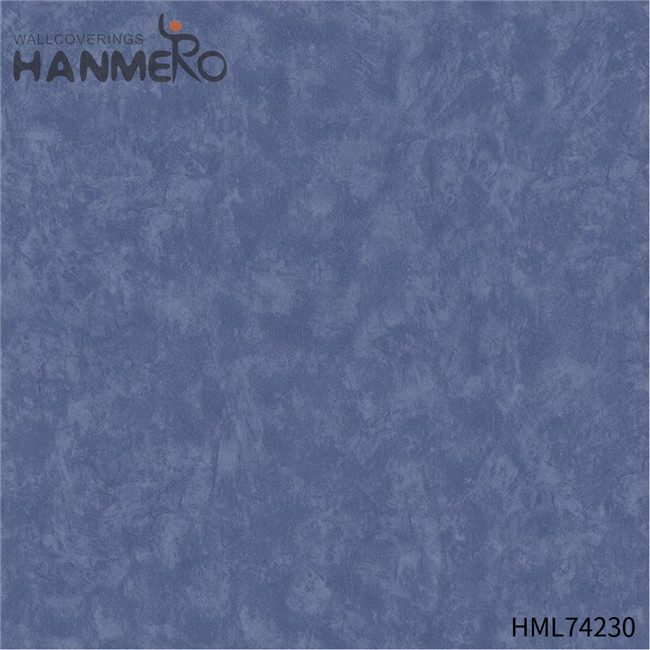 HANMERO PVC Cheap Geometric Flocking Modern wallpaper pattern 0.53*10M Home