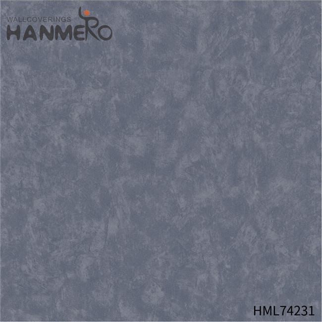 HANMERO PVC Cheap Geometric Flocking Modern Home baby wallpaper 0.53*10M