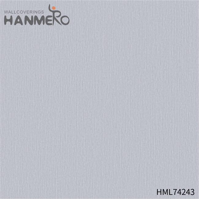 HANMERO Modern Cheap Geometric Flocking PVC Home 0.53*10M office wallpaper