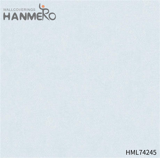 HANMERO PVC Cheap Modern Flocking Geometric Home 0.53*10M wallpaper coverings