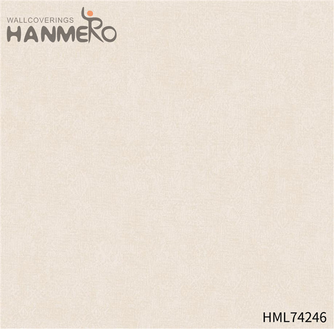 HANMERO PVC Cheap Geometric Modern Flocking Home 0.53*10M shop wallpaper