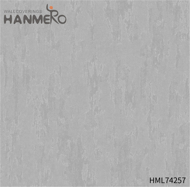 HANMERO Cheap PVC Geometric Flocking 0.53*10M wallpaper design home Modern Home