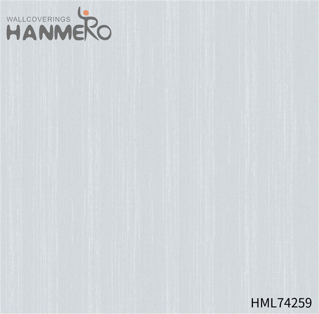 HANMERO Home 0.53*10M designer wallcoverings Flocking Modern Cheap PVC Geometric