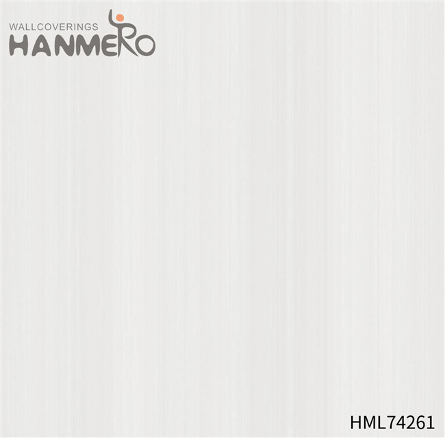HANMERO Cheap PVC Home 0.53*10M design house wallpaper Geometric Flocking Modern