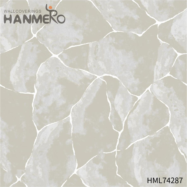 HANMERO wallpaper on the wall Cheap Geometric Flocking Modern Home 0.53*10M PVC