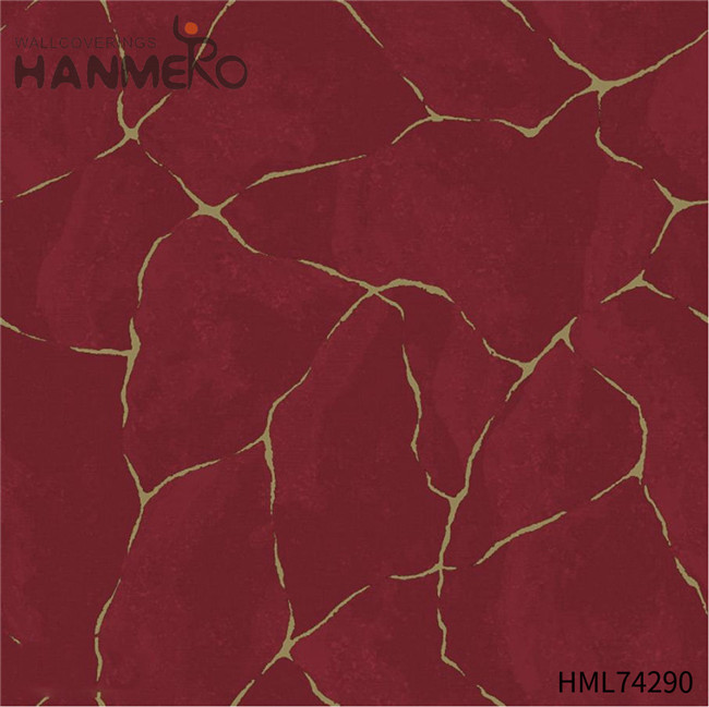 HANMERO home wallpaper ideas Cheap Geometric Flocking Modern Home 0.53*10M PVC