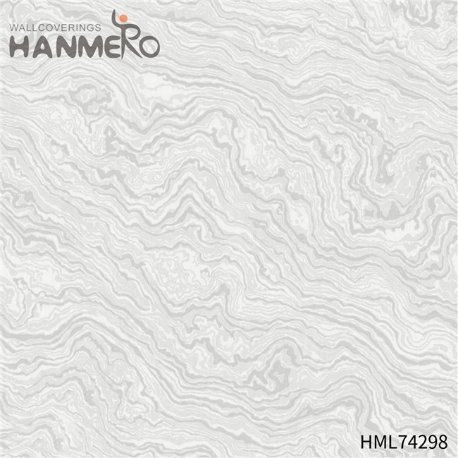 HANMERO latest wallpapers for walls Cheap Geometric Flocking Modern Home 0.53*10M PVC