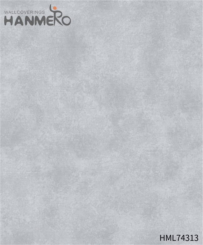 HANMERO paper decoration for wall Cheap Geometric Flocking Modern Home 0.53*10M PVC