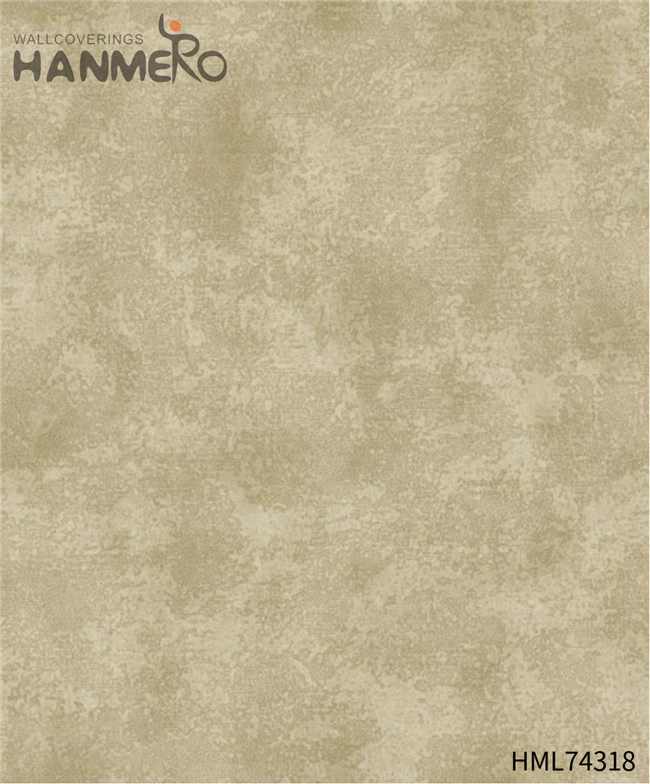 HANMERO designer room wallpaper Cheap Geometric Flocking Modern Home 0.53*10M PVC