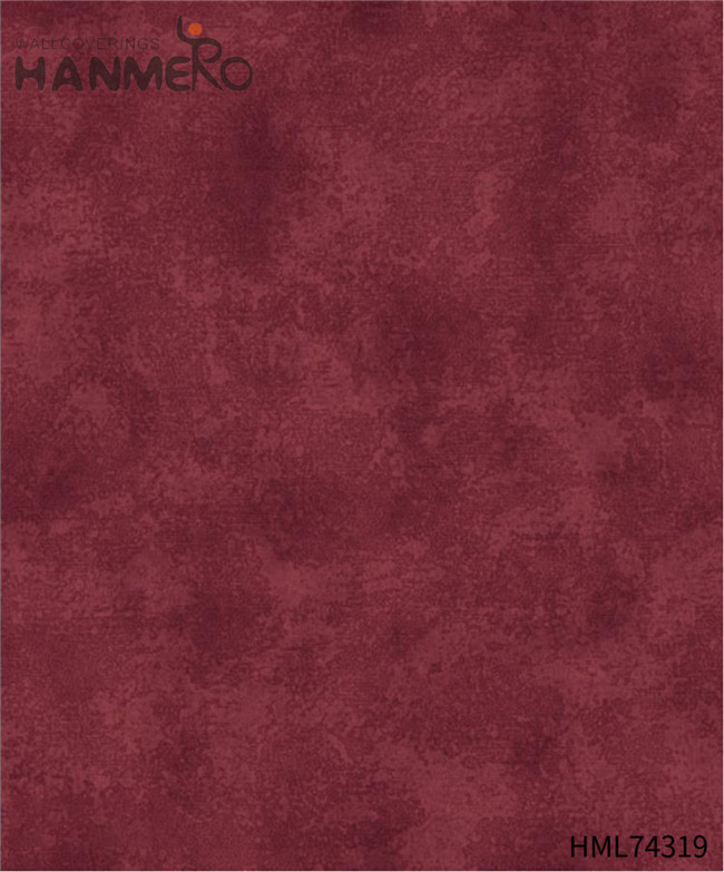 HANMERO brown wallpaper Cheap Geometric Flocking Modern Home 0.53*10M PVC